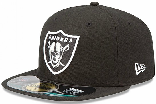 Oakland Raiders NFL Sideline Fitted Hat SF02